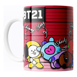 Bt21 Taza De Café K-pop Bts Personalizada Con Nombre