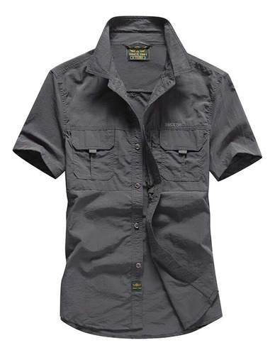 Camisas Tácticas De Manga Corta Para Hombre, Camisa Militar