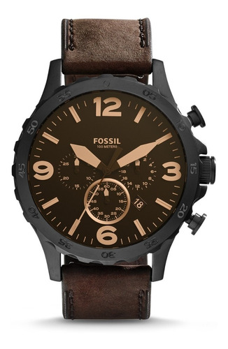 Reloj Fossil Cuero Caballero Jr1487 100% Original