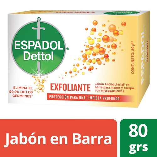 Espadol Jabón De Tocador Exfoliante Barra 80gr
