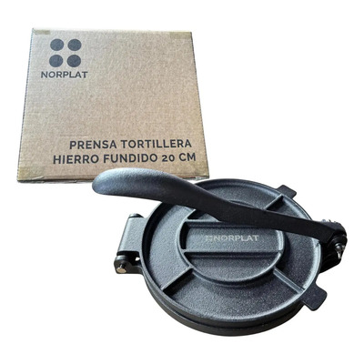 Prensa Para Tortilla Hierro Fundido - Tortilladora Norplat Negro | Envío gratis
