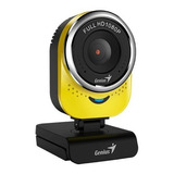 Camara Web Genius Qcam 6000 Full 1080p Usb Amarillo