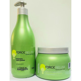 Loreal Force Relax Nutri Control Sh 500ml + Masc 500ml Promo