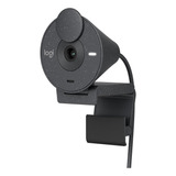 Webcam Brio 300 Full Hd 1080p, Grafite, 960-001413, Logitech