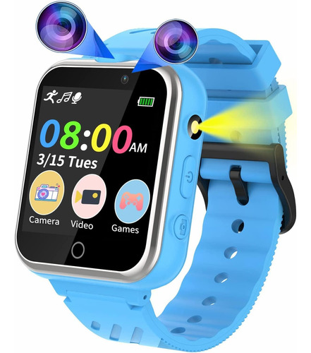 Reloj Inteligente Unisex Awehiru Cuadrado - Azul