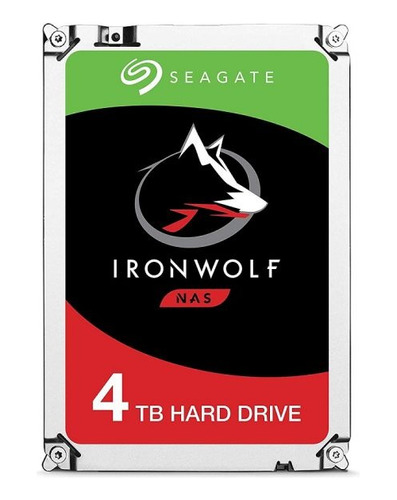 Hd Desktop Seagate Ironwolf 4tb Nas Sata6 5400rpm 256mb