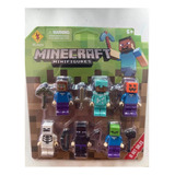 6 Figura Minecraft De Forma Lego