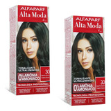 Alfaparf Kit C/ 02 Alta Moda Tonalizante 30-castanho Escuro 