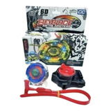 Beyblade Metal Masters 6d Con Luz Trompo Y Lanzador En Caja