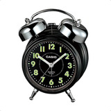 Despertador Digital Casio Vintage Tq362 Reloj Alarma Campana Color Negro