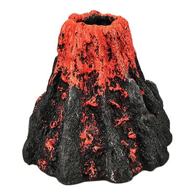 Aquário Forma Vulcão & Bolha De Ar Pedra Bomba De Oxigênio P