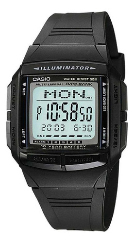 Relogio Casio Db-36-1avdf Preto Data Vintage Iluminator Bank