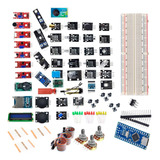 Kit Arduino Nano V3 Com 37 Modulos E Componentes 