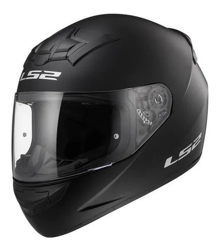 Casco Integral Moto Ls2 352 Rookie Solid Negro Mate Agrobike