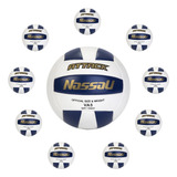 Pelotas Nassau Voley Profesional Beach Importado Combo X 10