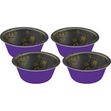 Formas P/ Cupcake Tramontina Antiaderente Groovy 4 Pç Roxo