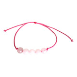 Vishudi Pulsera Hilaza Y Cuarzo Rosa