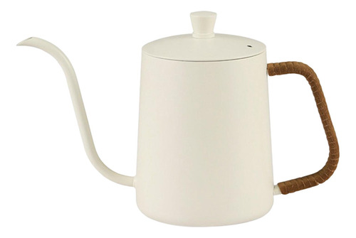 Tetera De Goteo De Café, Tetera De Cuello De 600ml Blanco