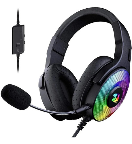 Headset Gamer Redragon Pandora 2 H350rgb-1  Rgb P3 + Usb