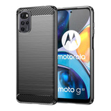 Funda Fibra De Carbono Premium Para Motorola Moto G22 