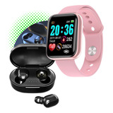 Relógio Smart  Digital D20 Masculino / Feminino + Fone 5.0