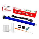 Motor Tubular Persiana 35 Kg Control Remoto Y Tecla De Pared