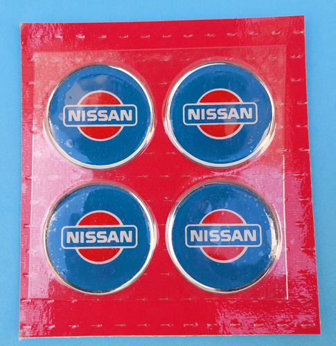 Nissan  - Adaptacion Logos Para Centros De Llantas 49 Mm Foto 2