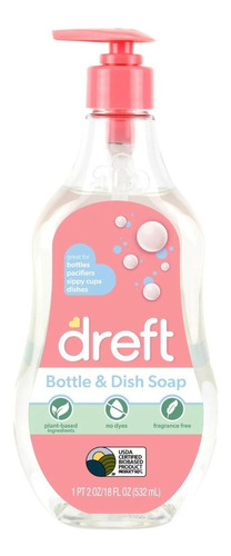 Dreft Bottle & Dish Soap Trastes Y Biberones 532ml American