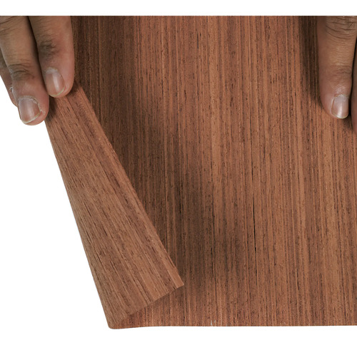 Folha De Madeira Em Lamina Mogno Escuro 2.80m X 65cm Premium | Parcelamento sem juros