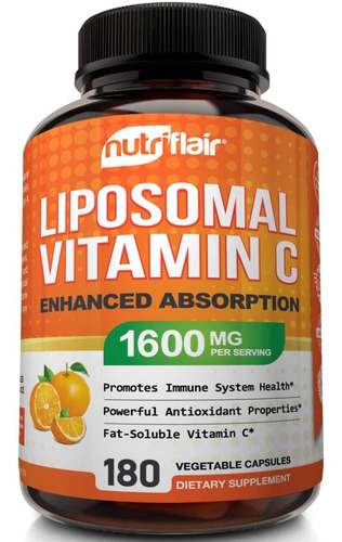 Vitamina C Liposomal Nutriflair 1600mg 180ct