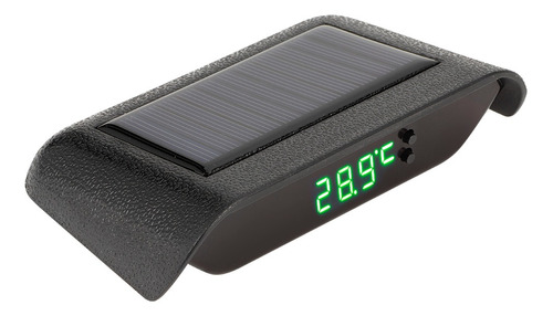 Reloj Solar Digital, Portátil, Led, Luminoso Para Vehículo