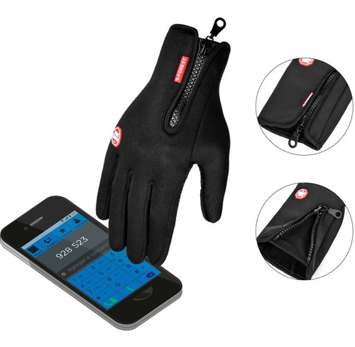 Guantes Neoprene Dedo Tactil Termicos Impermeables Sti Full