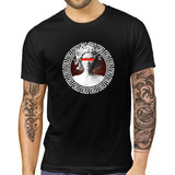 Camiseta Masculina Casual Medusa Estatua