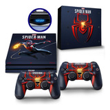 Skin Adesivo Playstation 4 Pro Spider-man Miles Morales