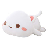 Peluche Gatito Kawaii Gato De Anime Suave Blanco 35 Cm