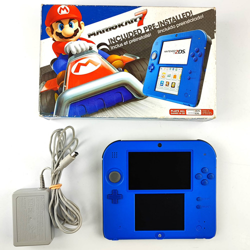 Console Portatil Nintendo 2ds Cor Azul E Preto