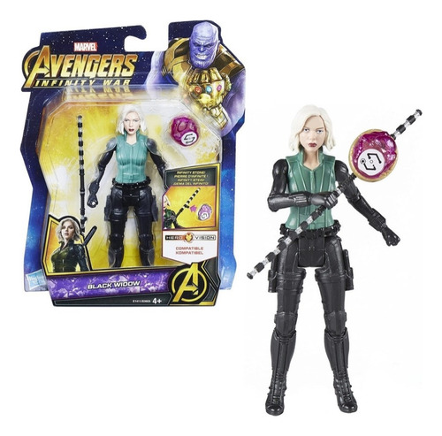Marvel Avengers Infinity War Black Widow Con Gema