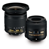 Nikon Landscape & Macro 2 Lente Kit With 10-20mm F/4.5-5.6 A