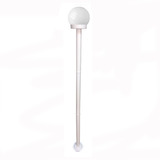 Lustre Poste Balizador Jardim G/ Leitoso P-18 Branco