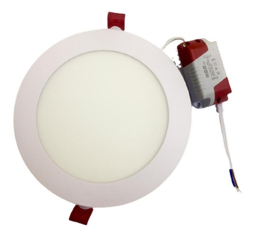 Panel Led 15w Empotrar Redondo Rca Luz Blanca - 2a Garan