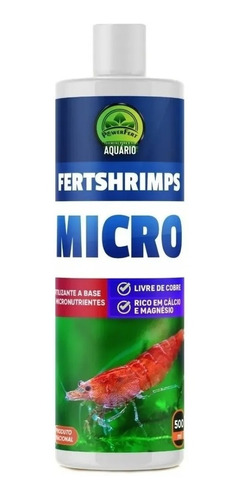 Fertilizante Micro Camarões Fertshrimps 250ml Sem Cobre