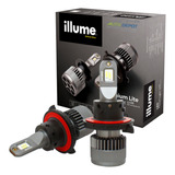 Focos Led Luces Faros Illume Premium Lite H4 9007 Alta Baja