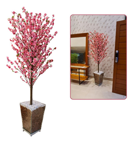 Árvore Cerejeira Sakura Rosa 2,5 Metros - Somente A Planta