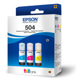 Epson Paquete De 3 Tintas Color Cma, Código T504520-3p