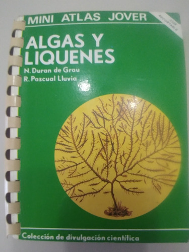 Libro Algas Y Liquenes Mini Atlas Jover (4)
