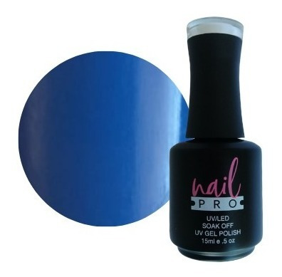 Esmaltes Permanente Nail Pro Colección Azules 15ml