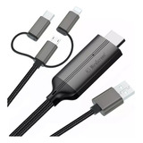 Televisor Hdmi 2 En 1 Tipo-c/micro-usb, Adaptador Mhl A Hdmi