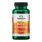 Beta Carotene Pro Vitamina A (300 Cápsulas) 7500mcg Sabor Sin Sabor