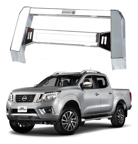 Burrera Baja Bar Cromada Nissan Np300 Frontier 2016 - 2020