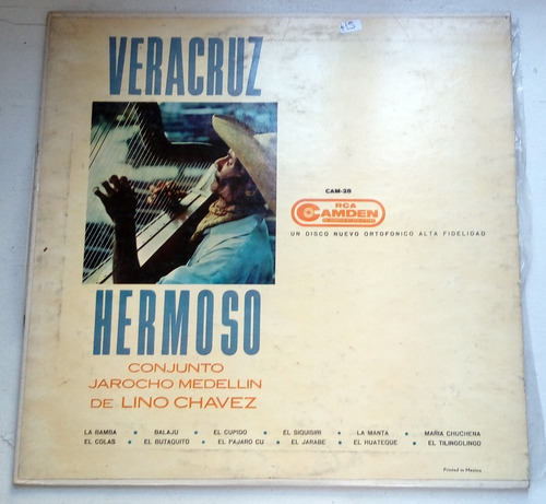 Lino Chavez Jarocho Medellin Veracruz Hermoso Lp Imp / Kktus